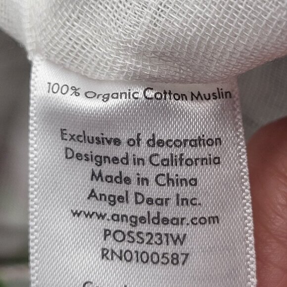 ANGEL DEAR Sleeveless Romper Tropical Tree Frog Palm Organic Cotton Muslin NWT - Picture 5 of 5